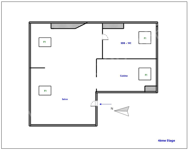 studio en vente sur LE HAVRE (76600)