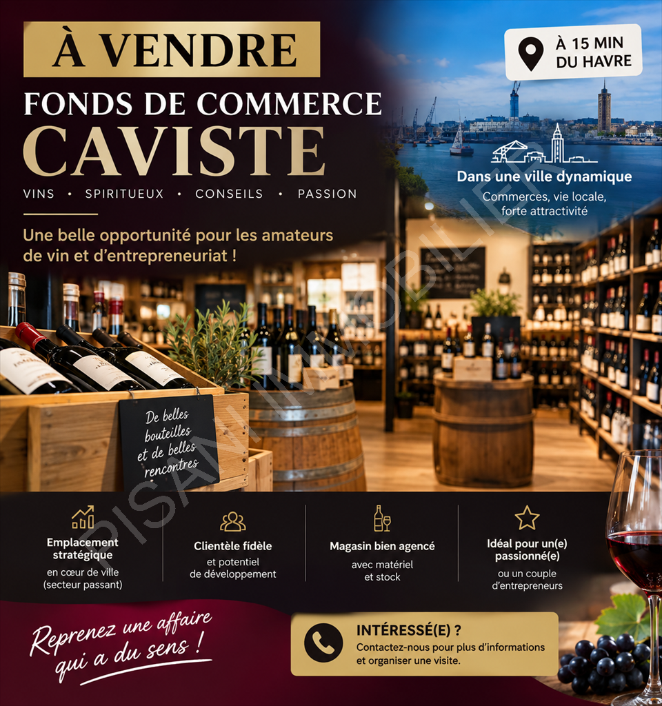 Vente Commerce Montivilliers 76290 CENTRE VILLE